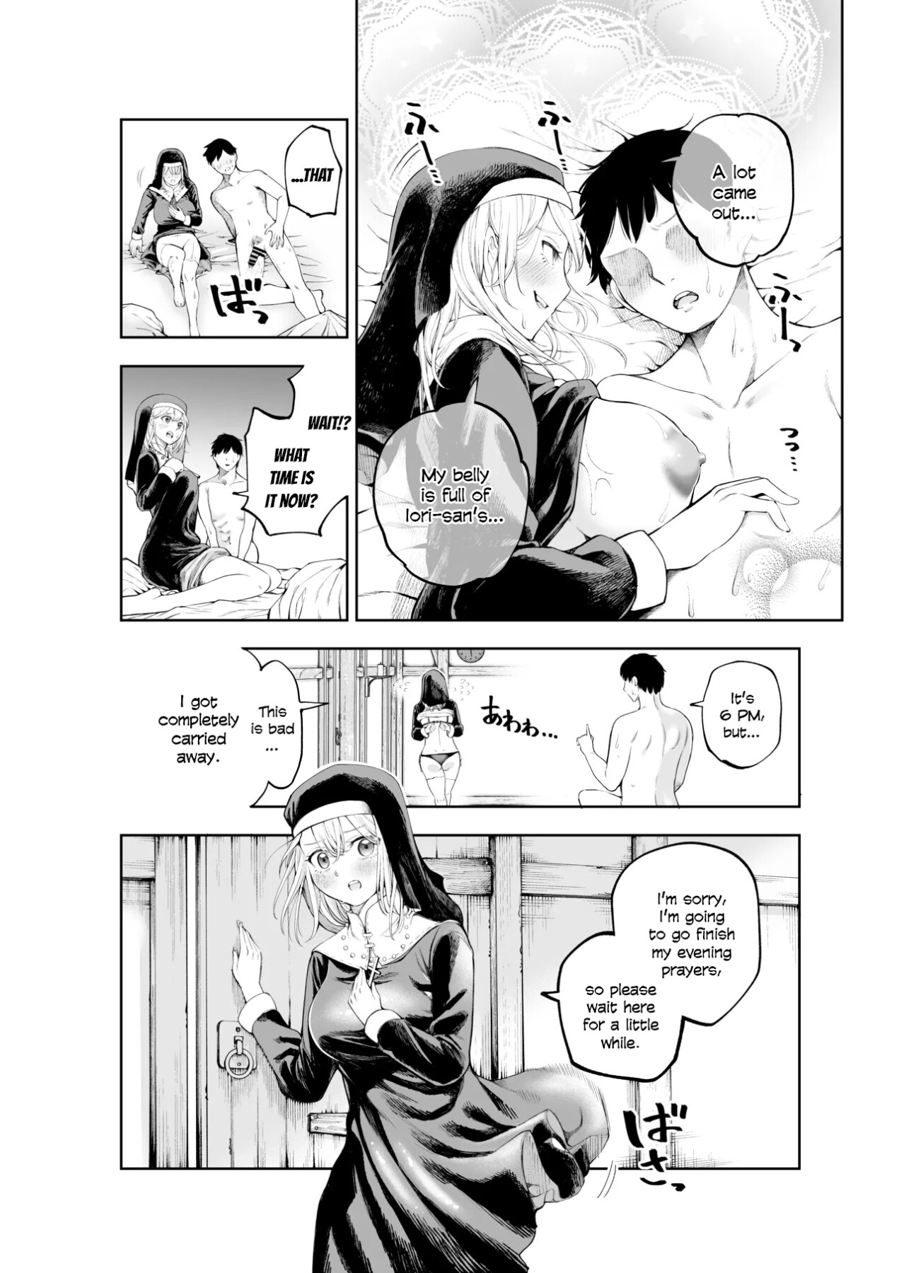 Hentai Manga Comic-Until I fell into depravity with the nun-Read-20